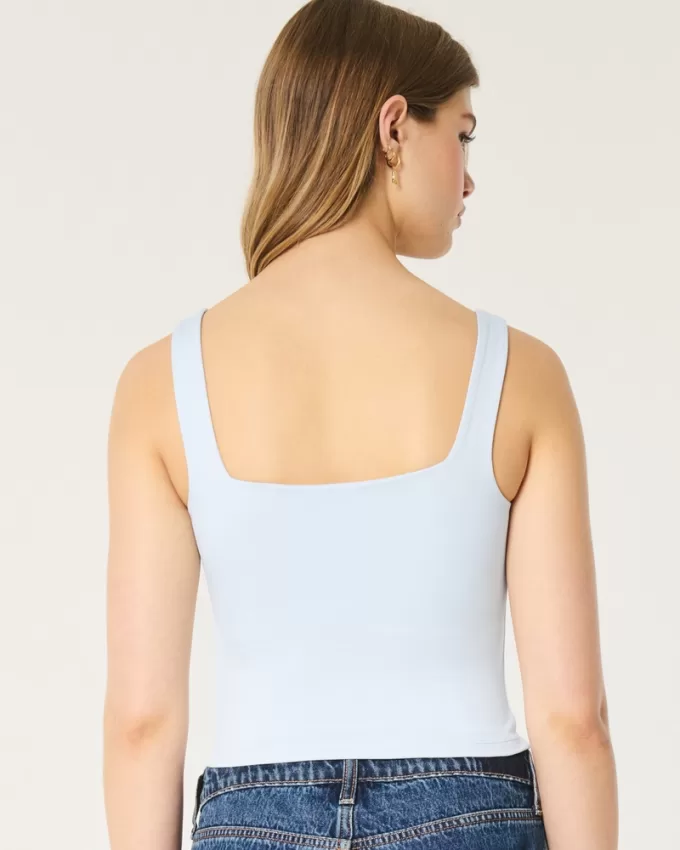 Soft Stretch Seamless Fabric Square-Neck Tank,Soft Stretch Seamless Fabric Square-Neck Tank Soft Stretch Seamless Fabric Square-Neck Tank,Soft Stretch Seamless Fabric Square-Neck Tank