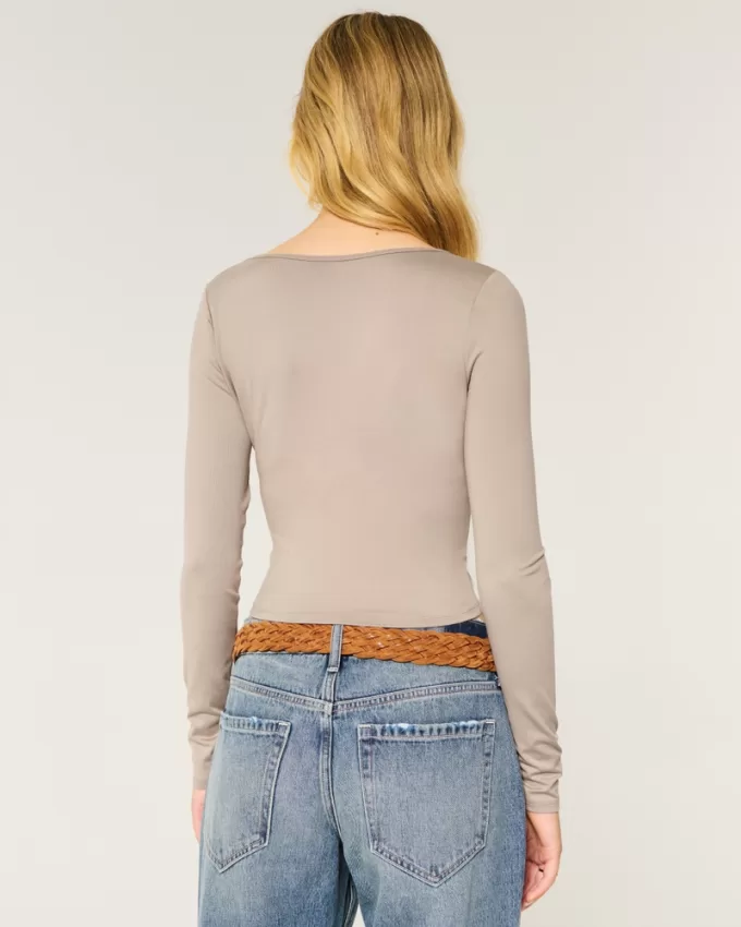 Soft Stretch Seamless Fabric Square-Neck Top,Soft Stretch Seamless Fabric Square-Neck Top Soft Stretch Seamless Fabric Square-Neck Top,Soft Stretch Seamless Fabric Square-Neck Top