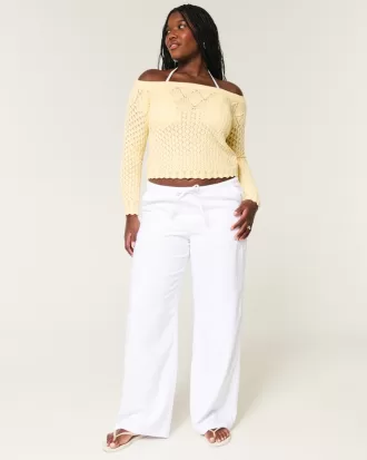 Stitchy Crochet-Style Off-the-Shoulder Sweater,Stitchy Crochet-Style Off-the-Shoulder Sweater Stitchy Crochet-Style Off-the-Shoulder Sweater,Stitchy Crochet-Style Off-the-Shoulder Sweater