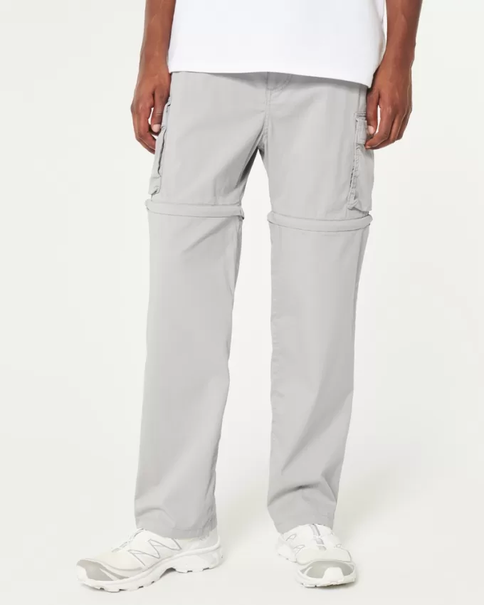 Straight Zip-Off Cargo Pants,Straight Zip-Off Cargo Pants Straight Zip-Off Cargo Pants,Straight Zip-Off Cargo Pants