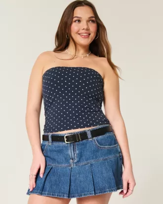 Strapless Reversible Foldover Tube Top,Strapless Reversible Foldover Tube Top Strapless Reversible Foldover Tube Top,Strapless Reversible Foldover Tube Top