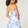 Strapless Smocked Skort Dress,Strapless Smocked Skort Dress Strapless Smocked Skort Dress,Strapless Smocked Skort Dress