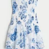 Strapless Smocked Skort Dress,Strapless Smocked Skort Dress Strapless Smocked Skort Dress,Strapless Smocked Skort Dress