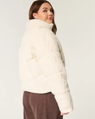 Sweater-Knit Mini Puffer Jacket,Sweater-Knit Mini Puffer Jacket Sweater-Knit Mini Puffer Jacket,Sweater-Knit Mini Puffer Jacket