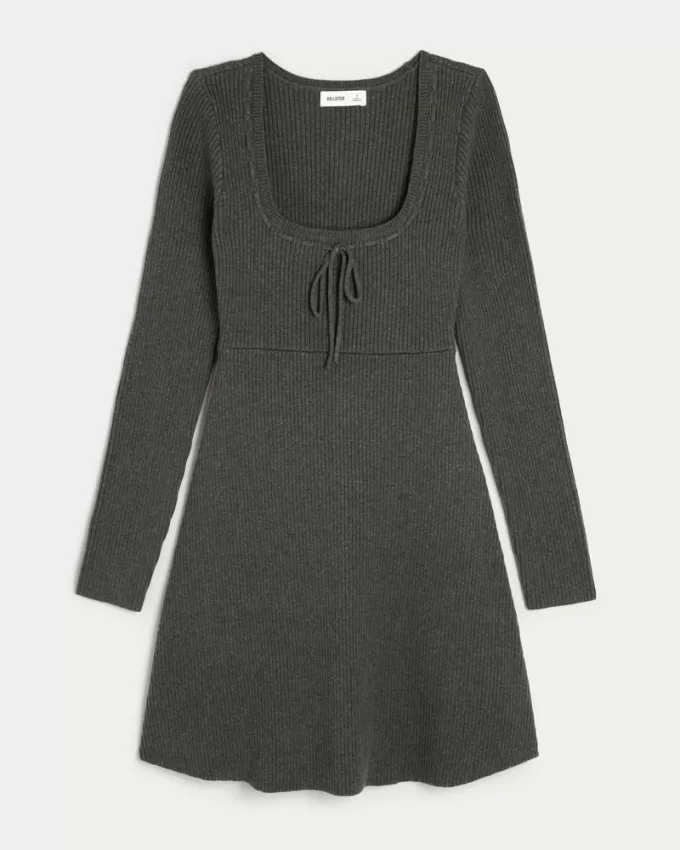 Sweater-Knit Skater Mini Dress,Sweater-Knit Skater Mini Dress Sweater-Knit Skater Mini Dress,Sweater-Knit Skater Mini Dress
