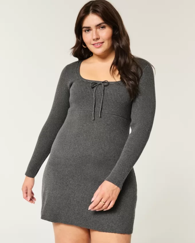 Sweater-Knit Skater Mini Dress,Sweater-Knit Skater Mini Dress Sweater-Knit Skater Mini Dress,Sweater-Knit Skater Mini Dress