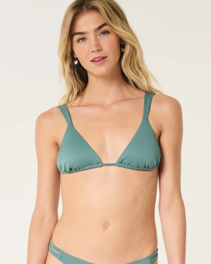 Tapered Ribbed Triangle Bikini Top,Tapered Ribbed Triangle Bikini Top Tapered Ribbed Triangle Bikini Top,Tapered Ribbed Triangle Bikini Top