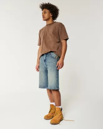 Taz Graphic Medium Wash Super Baggy Denim Shorts,Taz Graphic Medium Wash Super Baggy Denim Shorts Taz Graphic Medium Wash Super Baggy Denim Shorts,Taz Graphic Medium Wash Super Baggy Denim Shorts