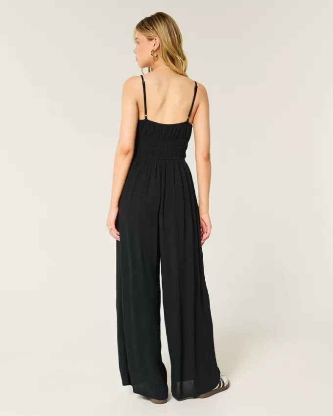 Tie-Front Jumpsuit,Tie-Front Jumpsuit Tie-Front Jumpsuit,Tie-Front Jumpsuit