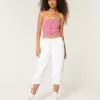 Tie-Hem Capri Pants,Tie-Hem Capri Pants Tie-Hem Capri Pants,Tie-Hem Capri Pants