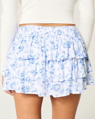 Tiered Mini Skort,Tiered Mini Skort