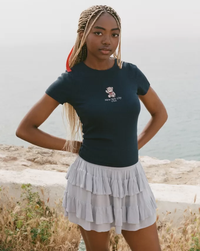 Tiered Mini Skort,Tiered Mini Skort Tiered Mini Skort,Tiered Mini Skort