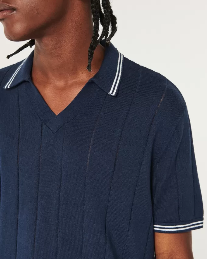 Tipped Sweater Polo,Tipped Sweater Polo Tipped Sweater Polo,Tipped Sweater Polo