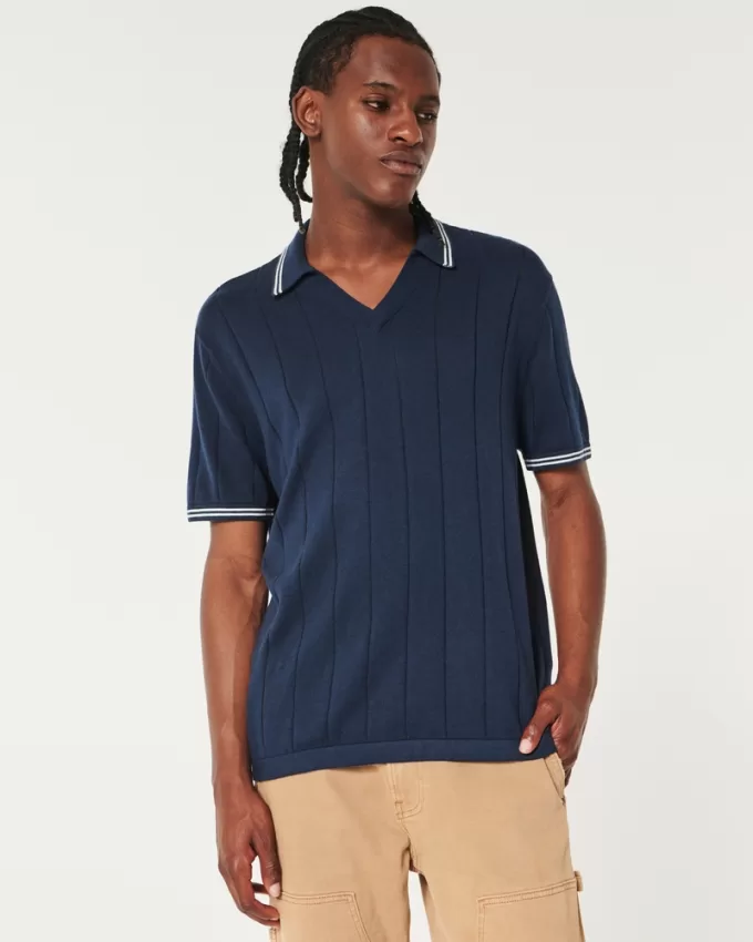 Tipped Sweater Polo,Tipped Sweater Polo Tipped Sweater Polo,Tipped Sweater Polo