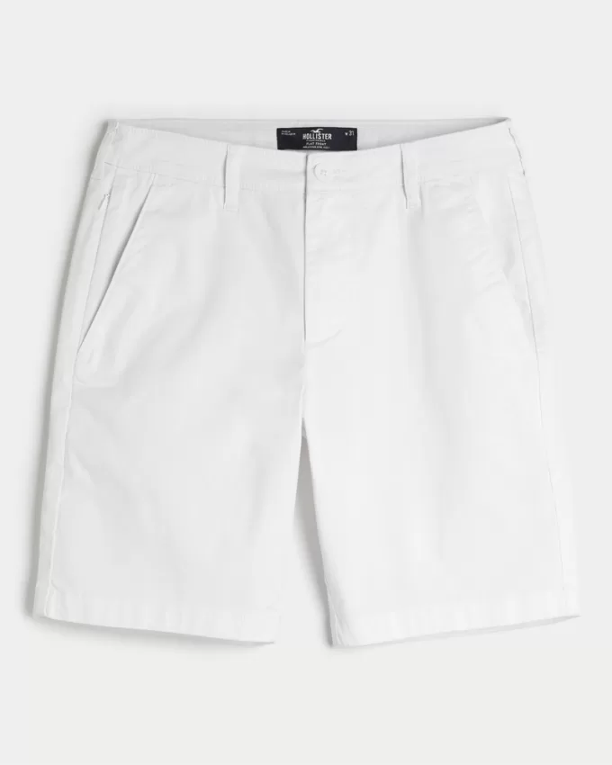 Twill Flat-Front Shorts 9″,Twill Flat-Front Shorts 9″ Twill Flat-Front Shorts 9″,Twill Flat-Front Shorts 9″