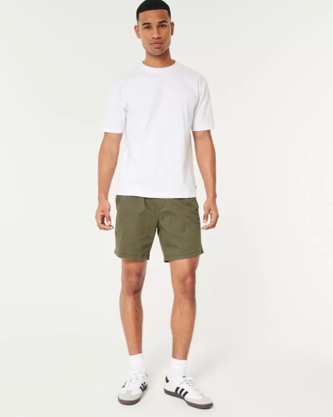 Twill Pull-On Shorts 7″,Twill Pull-On Shorts 7″ Twill Pull-On Shorts 7″,Twill Pull-On Shorts 7″