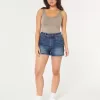 Ultra High-Rise Dark Wash Denim Mom Shorts,Ultra High-Rise Dark Wash Denim Mom Shorts Ultra High-Rise Dark Wash Denim Mom Shorts,Ultra High-Rise Dark Wash Denim Mom Shorts