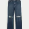 Ultra High-Rise Ripped Dark Wash Dad Jeans,Ultra High-Rise Ripped Dark Wash Dad Jeans Ultra High-Rise Ripped Dark Wash Dad Jeans,Ultra High-Rise Ripped Dark Wash Dad Jeans