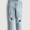 Ultra High-Rise Ripped Light Wash Mom Jeans,Ultra High-Rise Ripped Light Wash Mom Jeans Ultra High-Rise Ripped Light Wash Mom Jeans,Ultra High-Rise Ripped Light Wash Mom Jeans