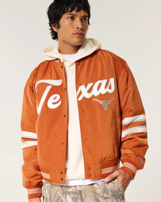 University of Texas Graphic Bomber Jacket,University of Texas Graphic Bomber Jacket University of Texas Graphic Bomber Jacket,University of Texas Graphic Bomber Jacket