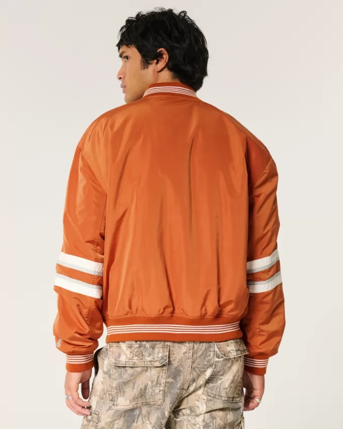 University of Texas Graphic Bomber Jacket,University of Texas Graphic Bomber Jacket University of Texas Graphic Bomber Jacket,University of Texas Graphic Bomber Jacket