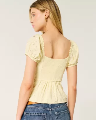 Voile Button-Through Blouse,Voile Button-Through Blouse