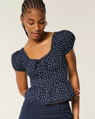 Voile Peplum Top,Voile Peplum Top Voile Peplum Top,Voile Peplum Top