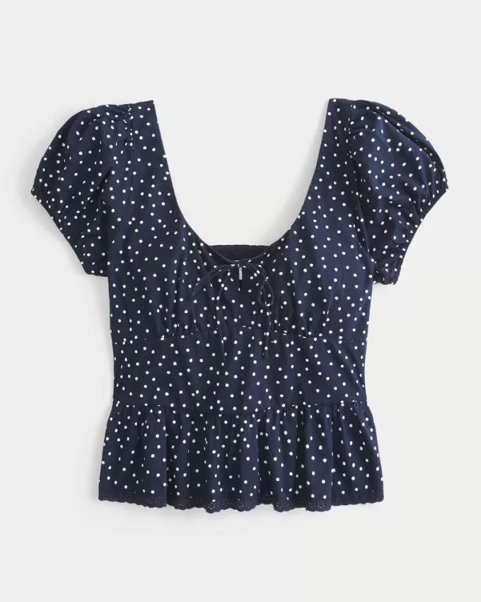 Voile Peplum Top,Voile Peplum Top Voile Peplum Top,Voile Peplum Top