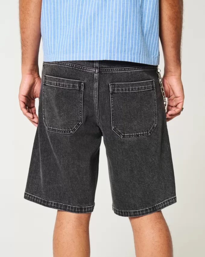 Washed Black Baggy Jean Shorts,Washed Black Baggy Jean Shorts Washed Black Baggy Jean Shorts,Washed Black Baggy Jean Shorts