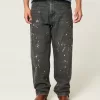 Washed Black Paint Splatter Baggy Skater Jeans,Washed Black Paint Splatter Baggy Skater Jeans Washed Black Paint Splatter Baggy Skater Jeans,Washed Black Paint Splatter Baggy Skater Jeans