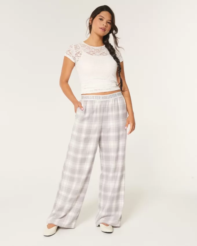 Wide-Leg 24/7 Pajama Pants,Wide-Leg 24/7 Pajama Pants Wide-Leg 24/7 Pajama Pants,Wide-Leg 24/7 Pajama Pants
