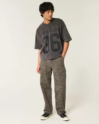 Zebra Print Baggy Painter Jeans,Zebra Print Baggy Painter Jeans Zebra Print Baggy Painter Jeans,Zebra Print Baggy Painter Jeans
